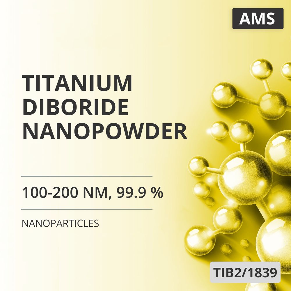 Titanium Diboride Nanopowder, 100-200 nm, 99.9 % (TIB2/1839)