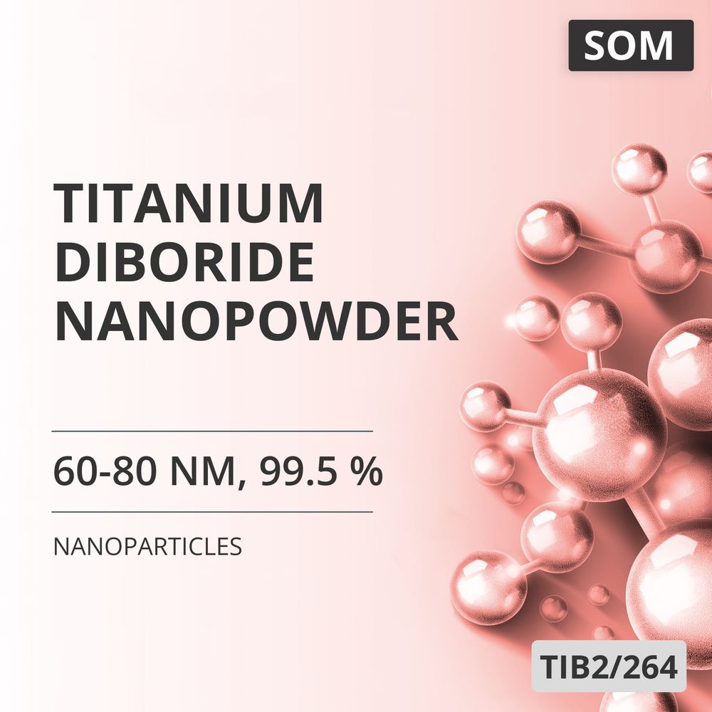 Titanium Diboride Nanopowder, 60-80 nm, 99.5 % (TIB2/264)