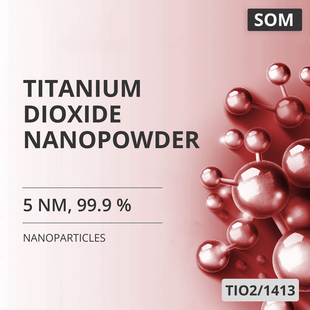 Titanium Dioxide Nanopowder, 5 nm, 99.9 % (TIO2/1413)