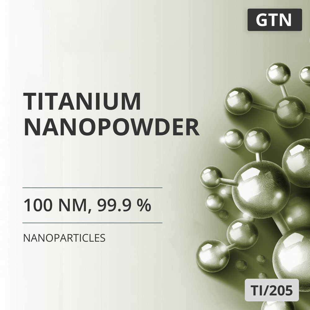 Titanium Nanopowder, 100 nm, 99.9 % (TI/205)