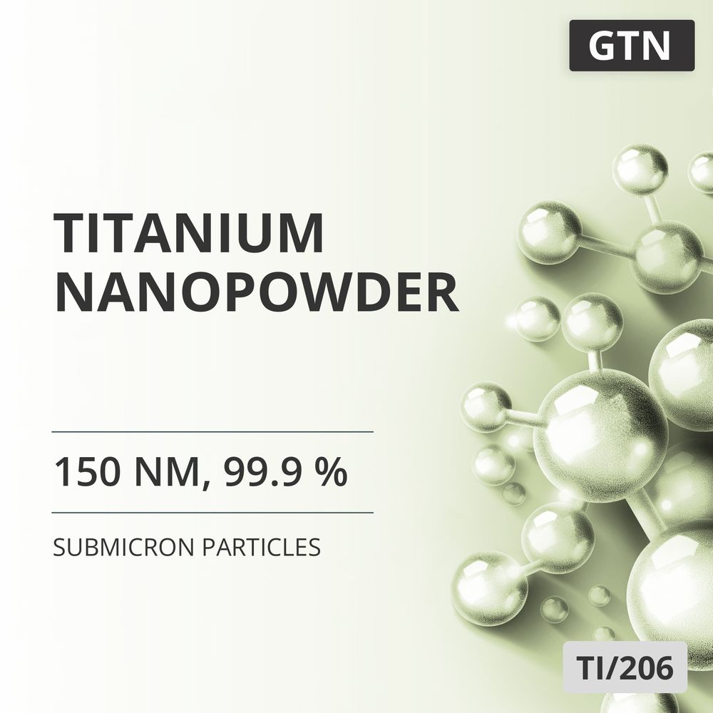 Titanium Nanopowder, 150 nm, 99.9 % (TI/206)