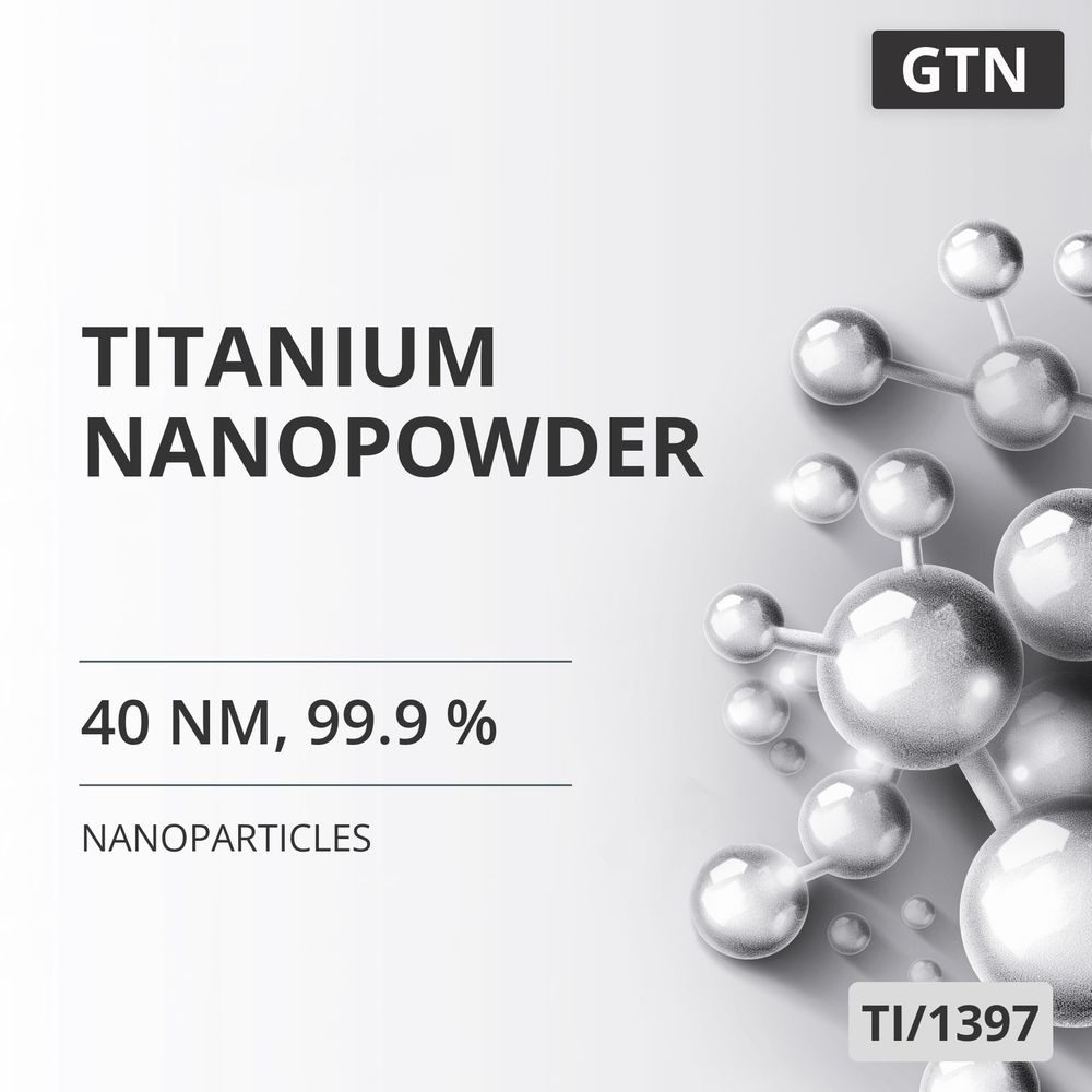 Titanium Nanopowder, 40 nm, 99.9 % (TI/1397)