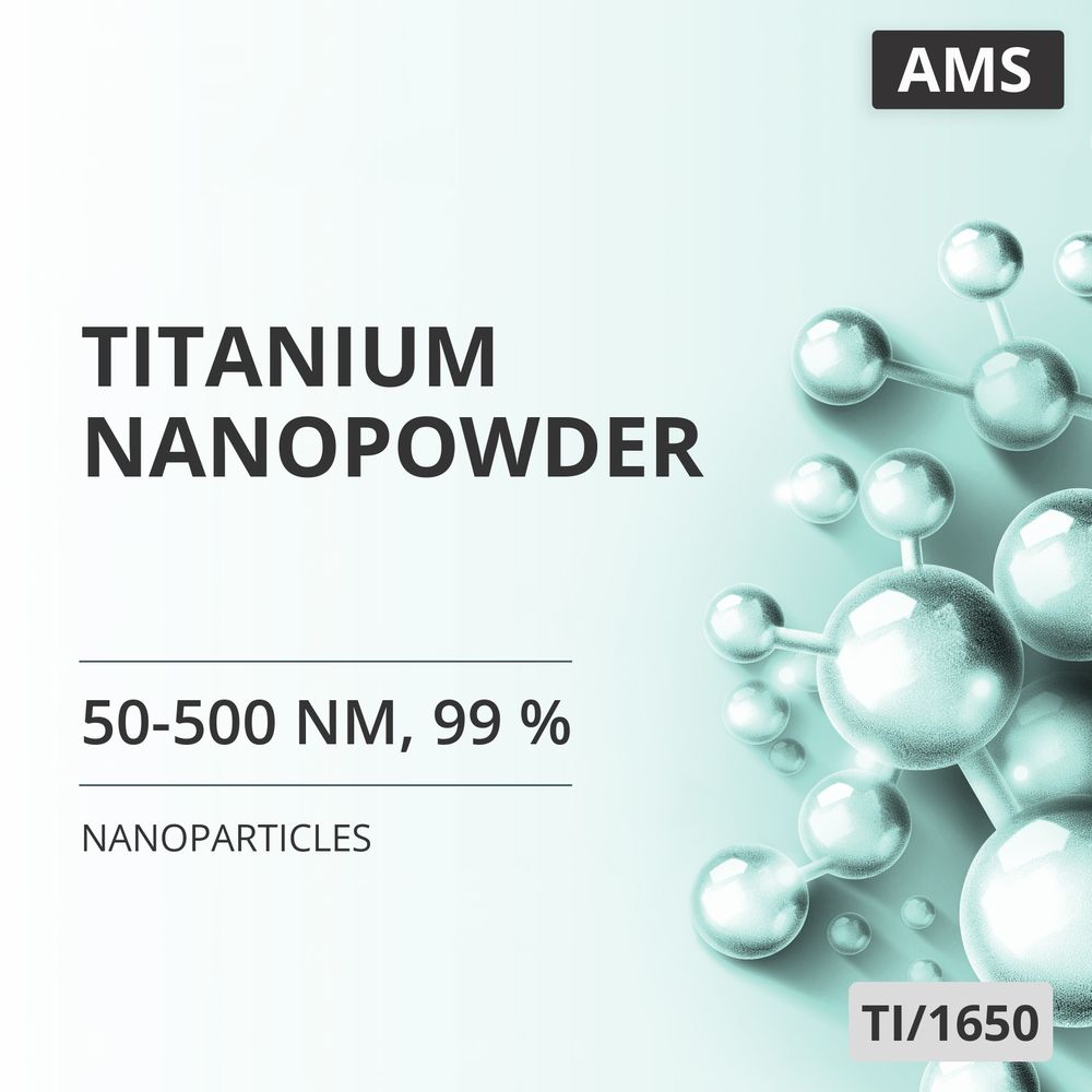 Titanium Nanopowder, 50-500 nm, 99 % (TI/1650)