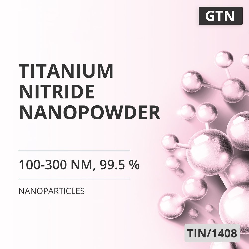 Titanium Nitride Nanopowder, 100-300 nm, 99.5 % (TIN/1408)