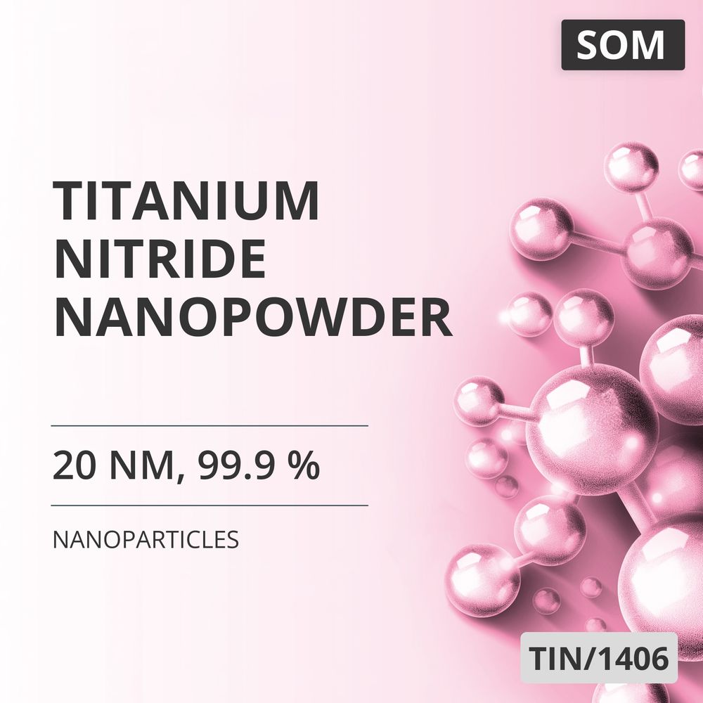 Titanium Nitride Nanopowder, 20 nm, 99.9 % (TIN/1406)
