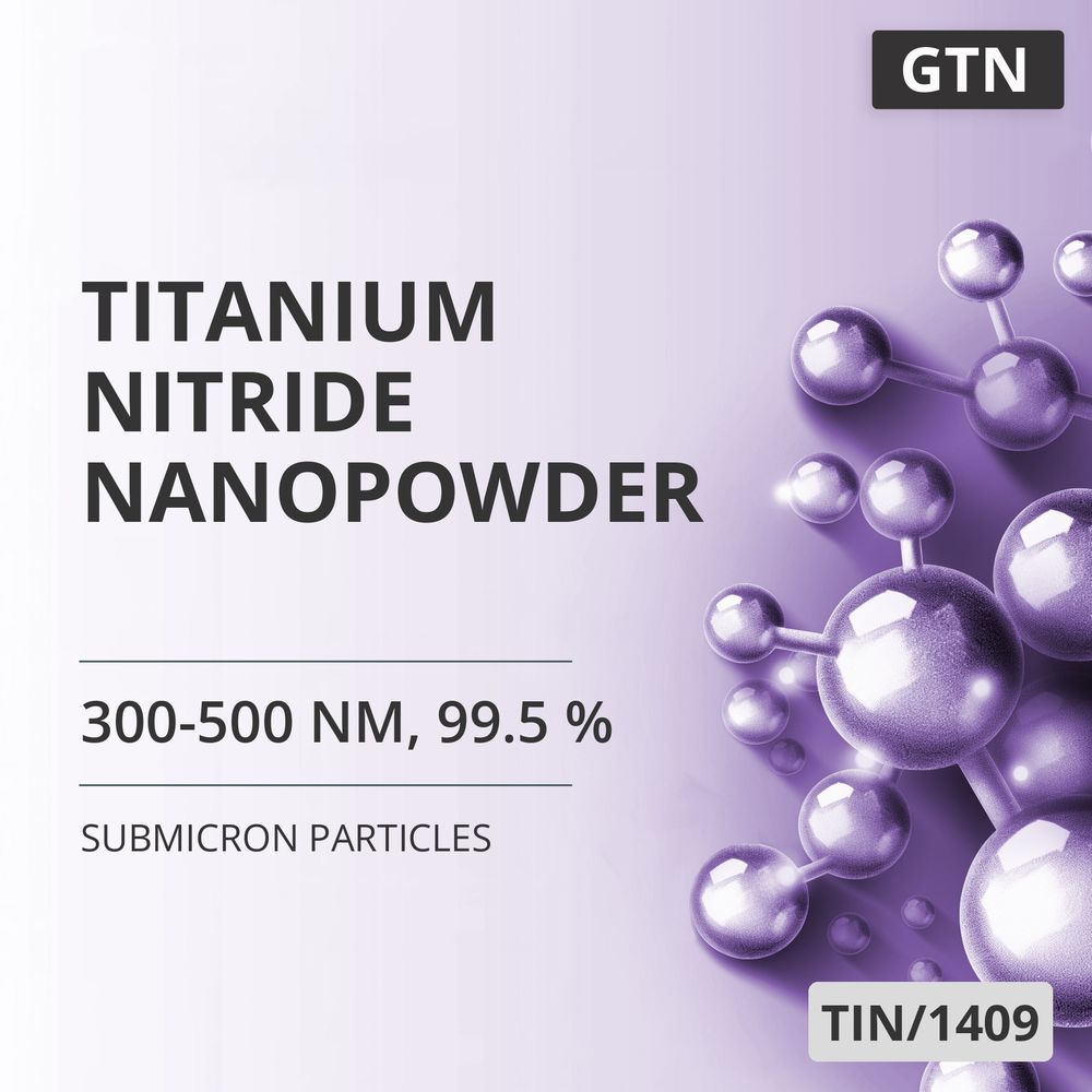 Titanium Nitride Nanopowder, 300-500 nm, 99.5 % (TIN/1409)
