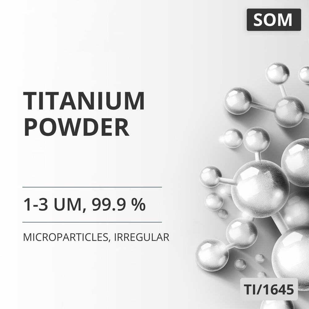 Titanium Powder, 1-3 um, 99.9 %, Irregular (TI/1645)