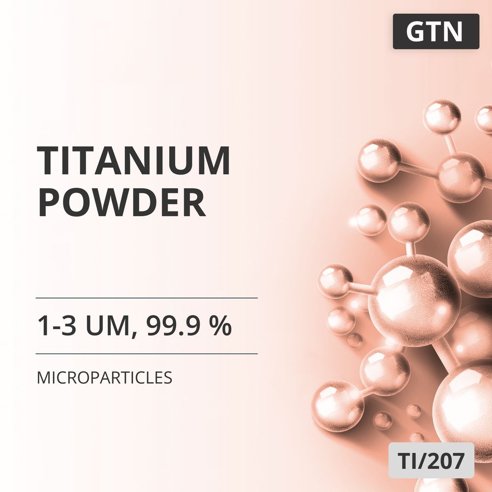 Titanium Powder, 1-3 um, 99.9 % (TI/207)