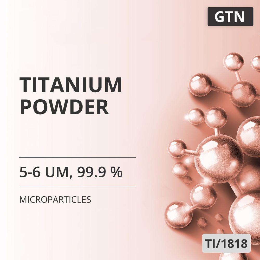 Titanium Powder, 5-6 um, 99.9 % (TI/1818)