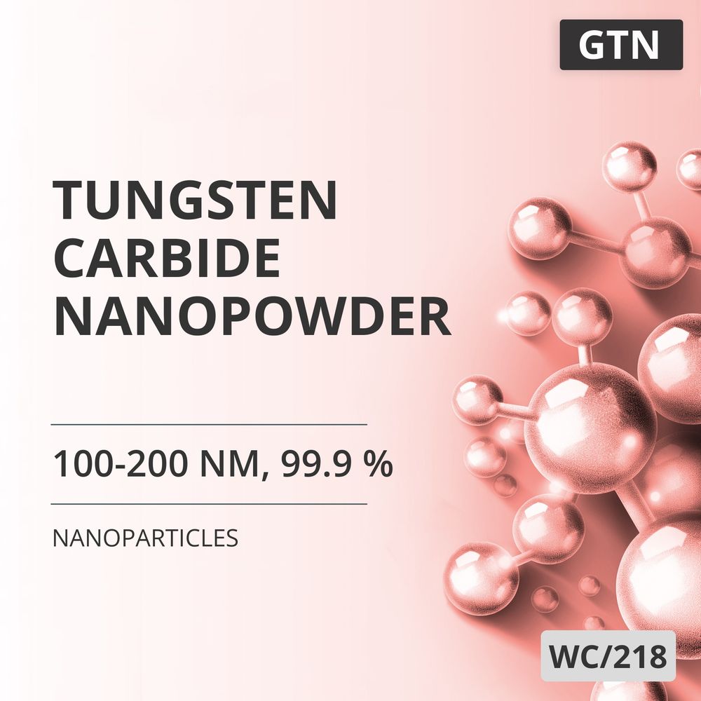 Tungsten Carbide Nanopowder, 100-200 nm, 99.9 % (WC/218)