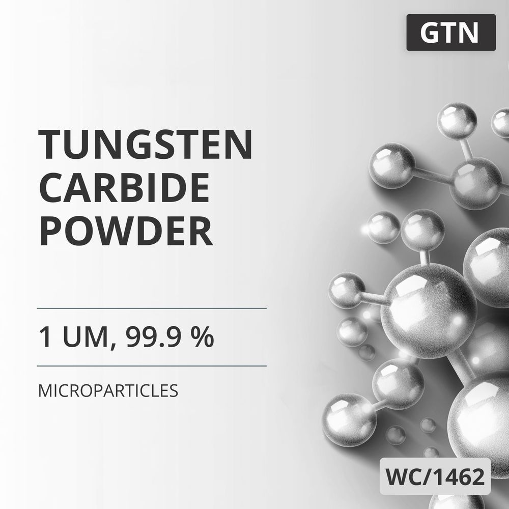 Tungsten Carbide Powder, 1 um, 99.9 % (WC/1462)
