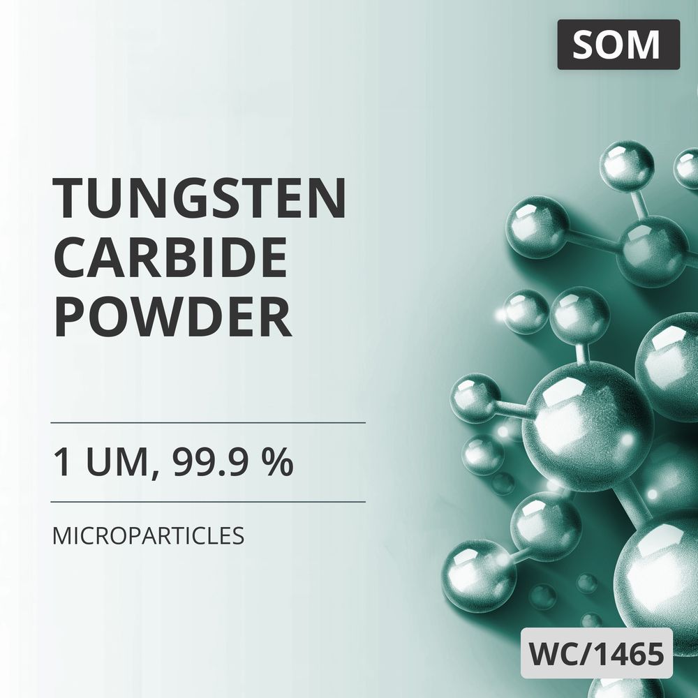 Tungsten Carbide Powder, 1 um, 99.9 % (WC/1465)