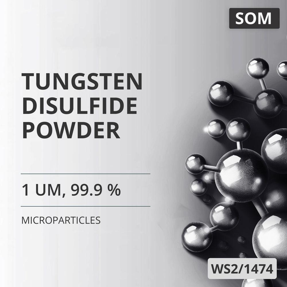 Tungsten Disulfide Powder, 1 um, 99.9 % (WS2/1474)