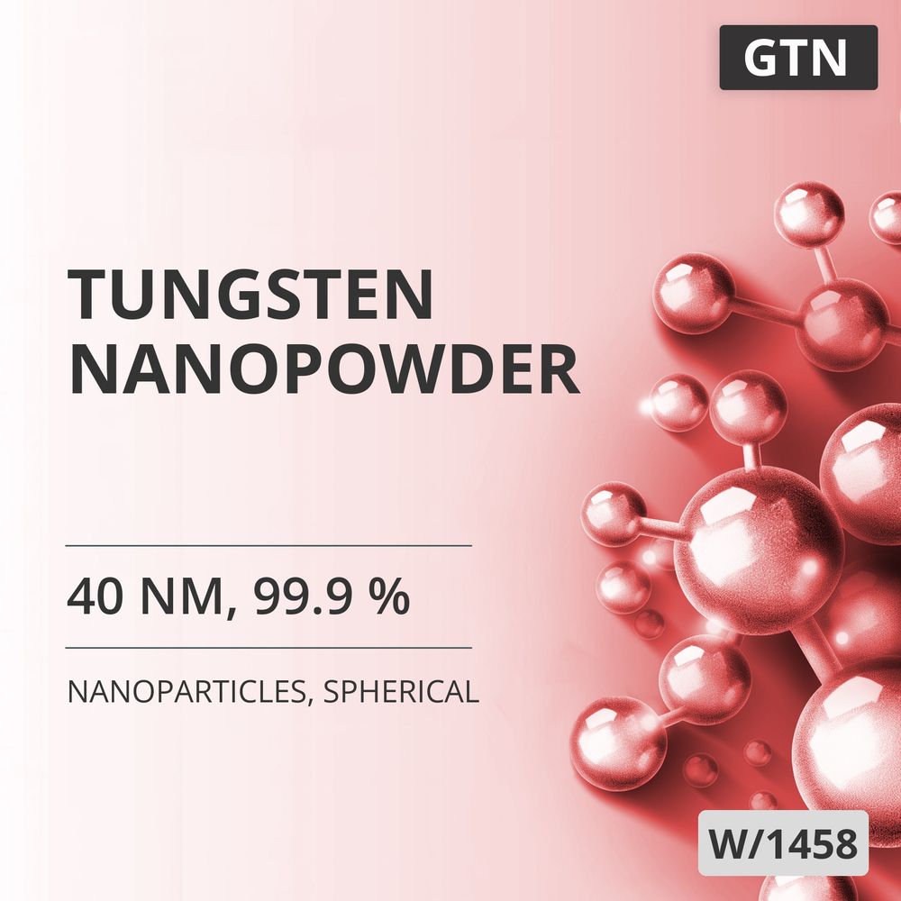 Tungsten Nanopowder, 40 nm, 99.9 %, Spherical (W/1458)