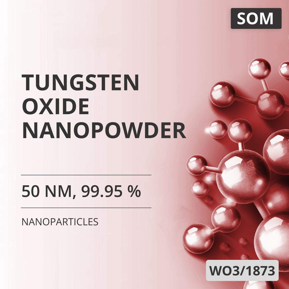 Tungsten Oxide Nanopowder, 50 nm, 99.95 % (WO3/1873)