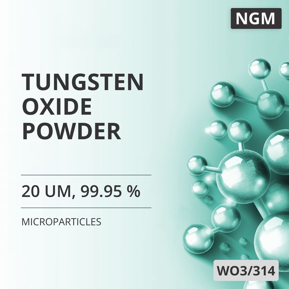 Tungsten Oxide Powder, 20 um, 99.95 % (WO3/314)