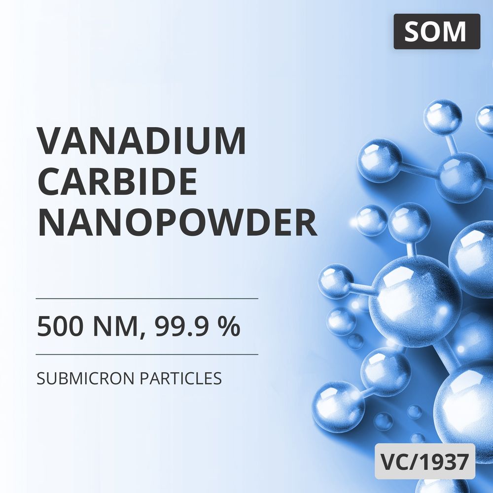 Vanadium Carbide Nanopowder, 500 nm, 99.9 % (VC/1937)