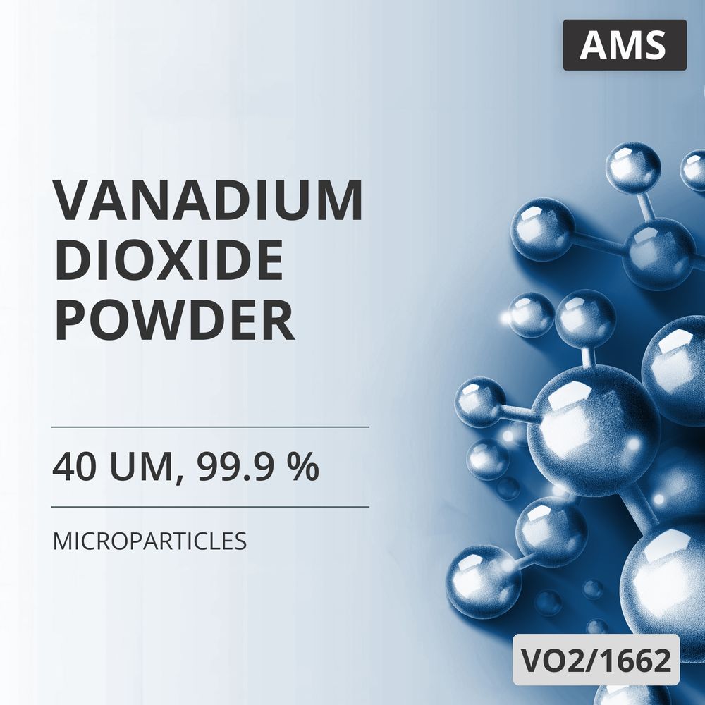 Vanadium Dioxide Powder, 40 um, 99.9 % (VO2/1662)