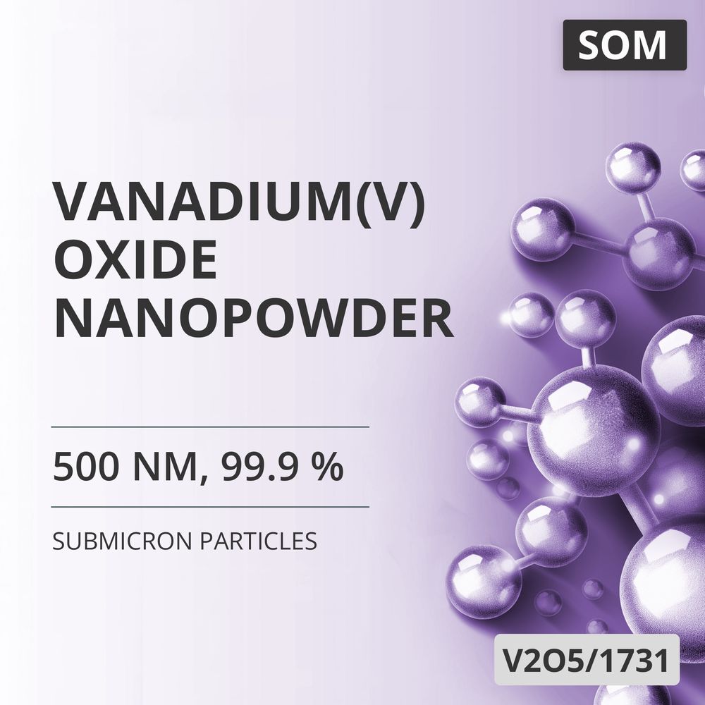 Vanadium(V) Oxide Nanopowder, 500 nm, 99.9 % (V2O5/1731)