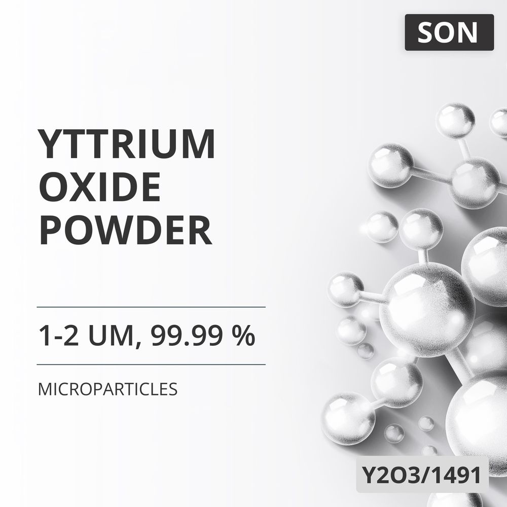 Yttrium Oxide Powder, 1-2 um, 99.99 % (Y2O3/1491)