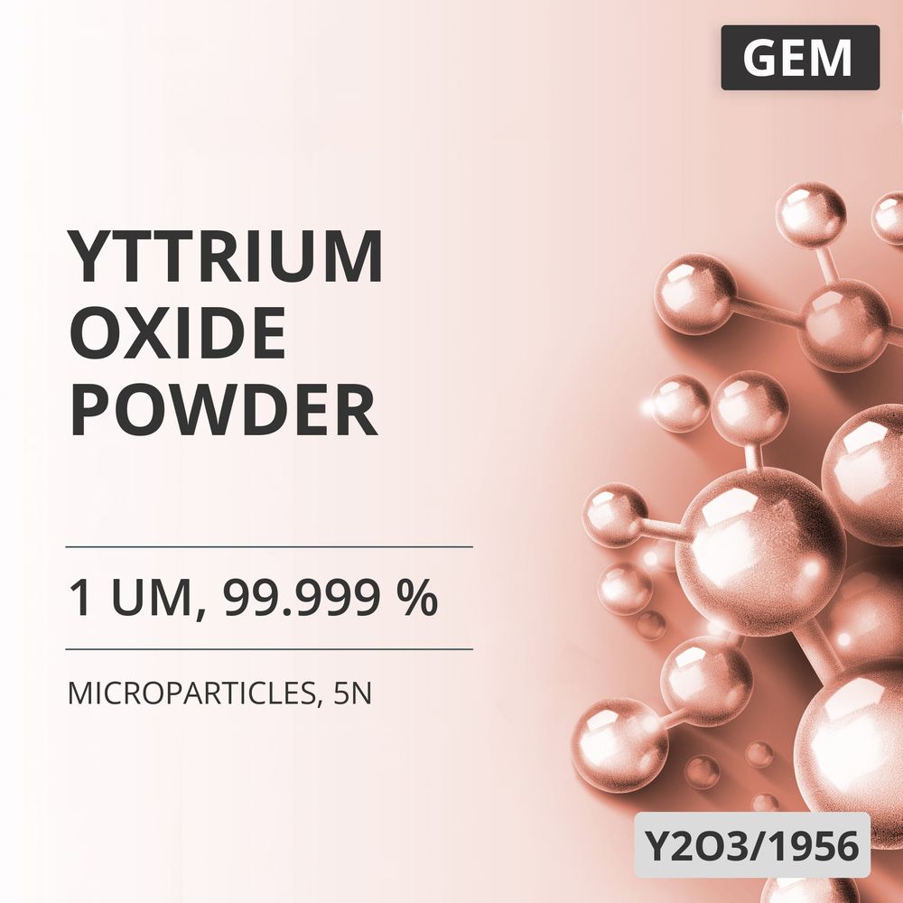 Yttrium Oxide Powder, 1 um, 99.999 %, 5N (Y2O3/1956)
