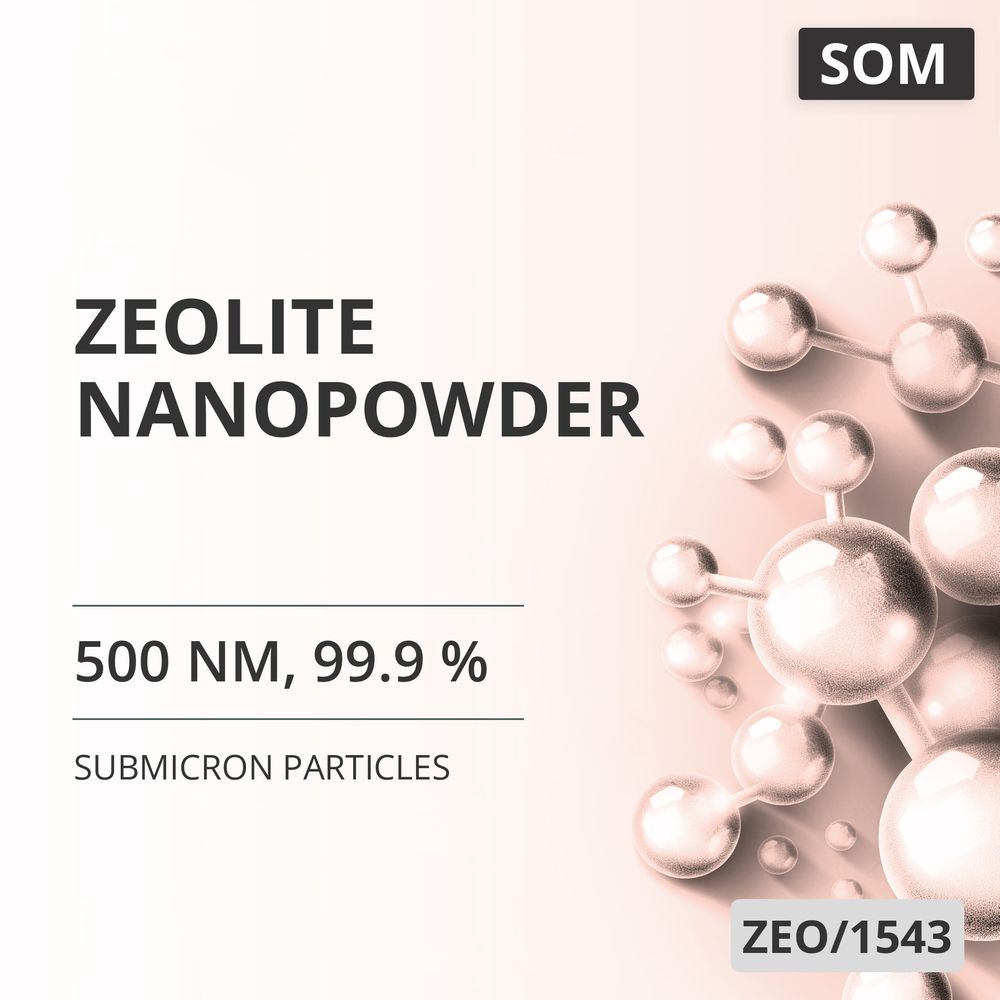 Zeolite Nanopowder, 500 nm, 99.9 % (ZEO/1543)