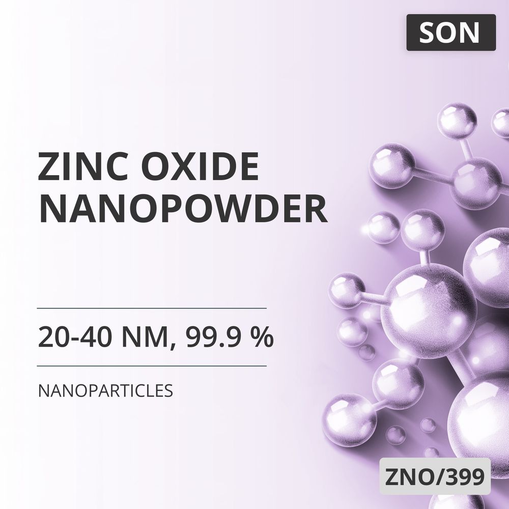 Zinc Oxide Nanopowder, 20-40 nm, 99.9 % (ZNO/399)