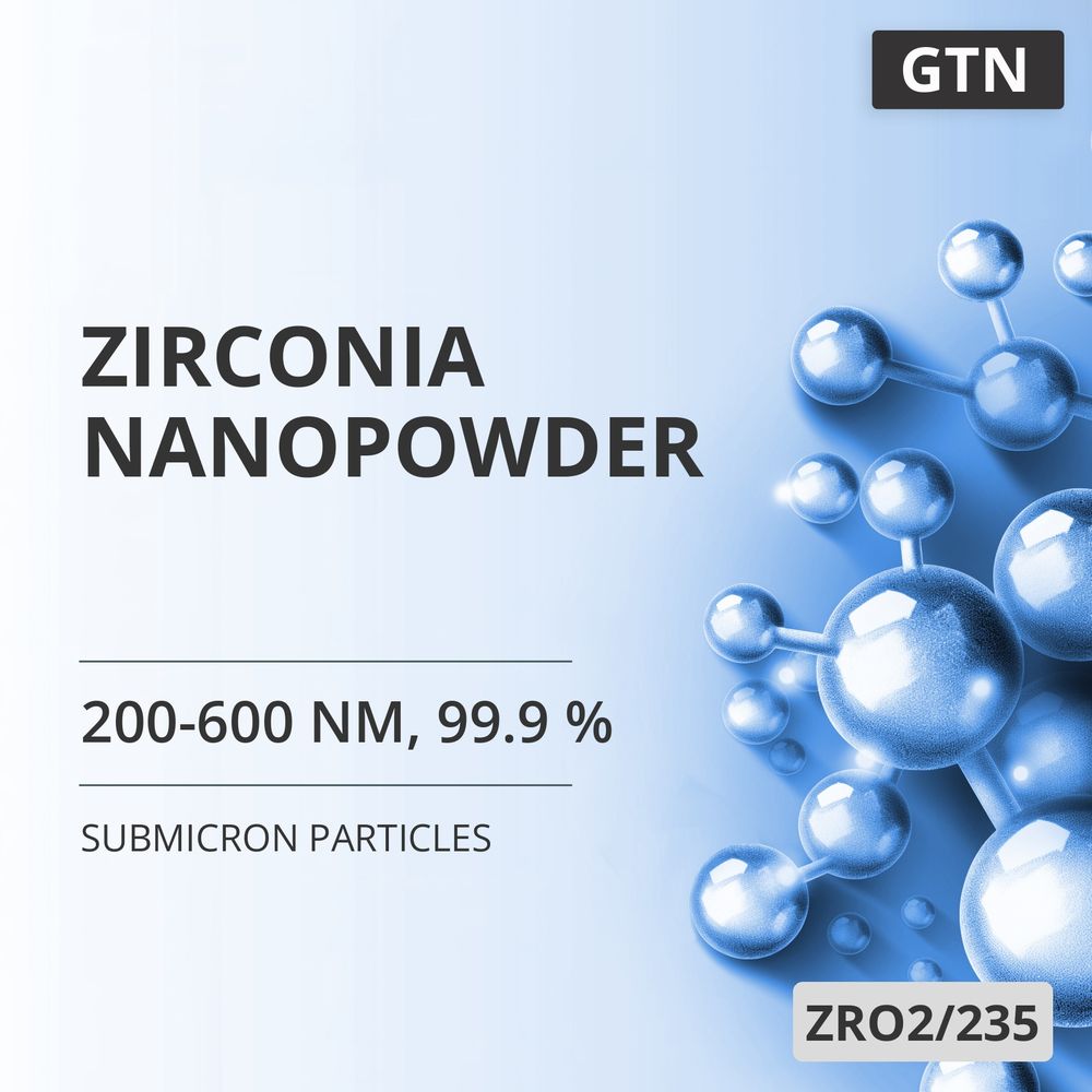 Zirconia Nanopowder, 200-600 nm, 99.9 % (ZRO2/235)