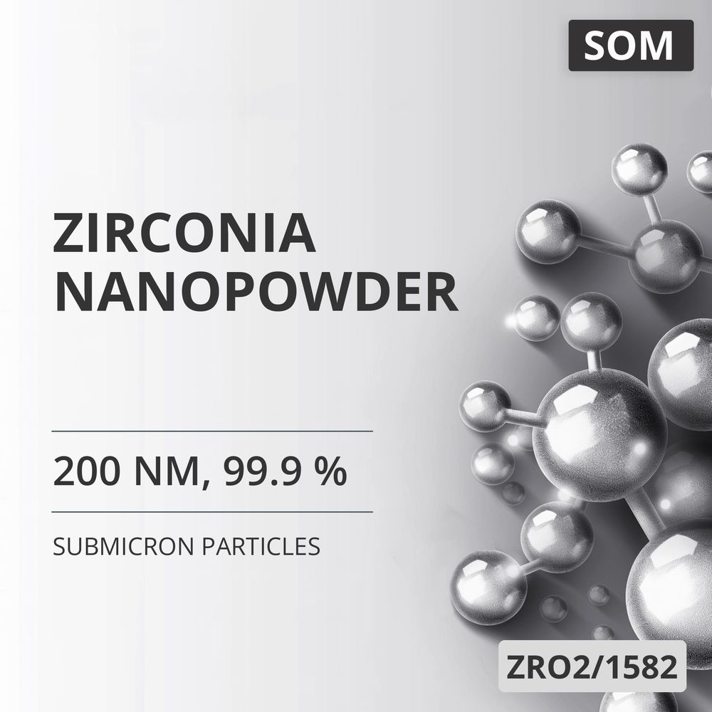 Zirconia Nanopowder, 200 nm, 99.9 % (ZRO2/1582)