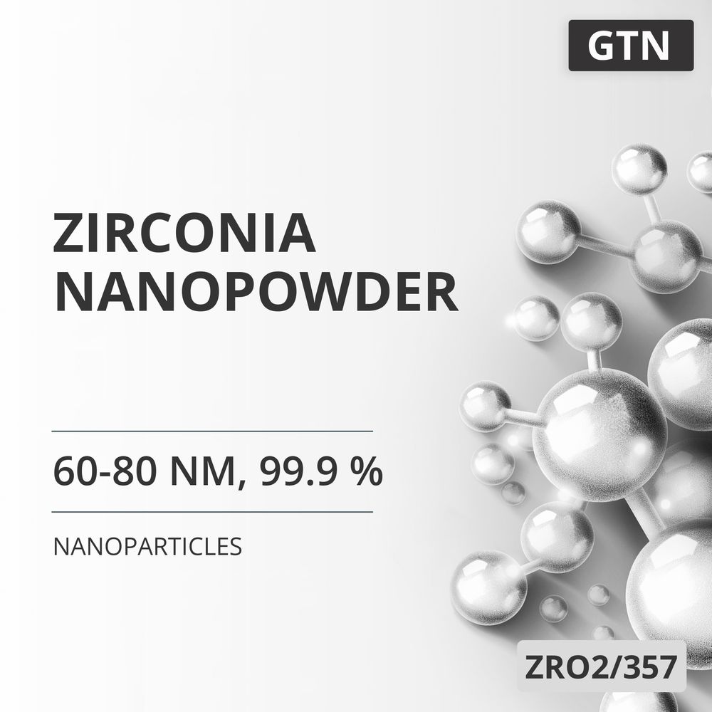 Zirconia Nanopowder, 60-80 nm, 99.9 % (ZRO2/357)