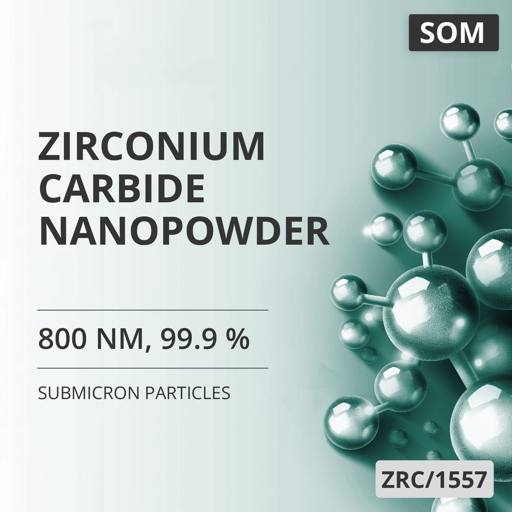 Zirconium Carbide Nanopowder, 800 nm, 99.9 % (ZRC/1557)